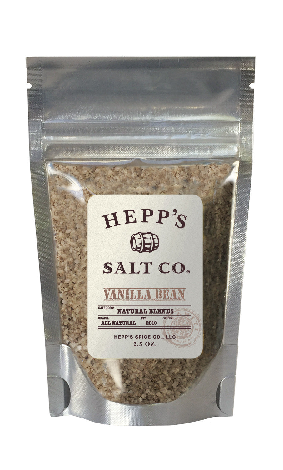 Vanilla Bean Sea Salt - HEPPS SALT CO.