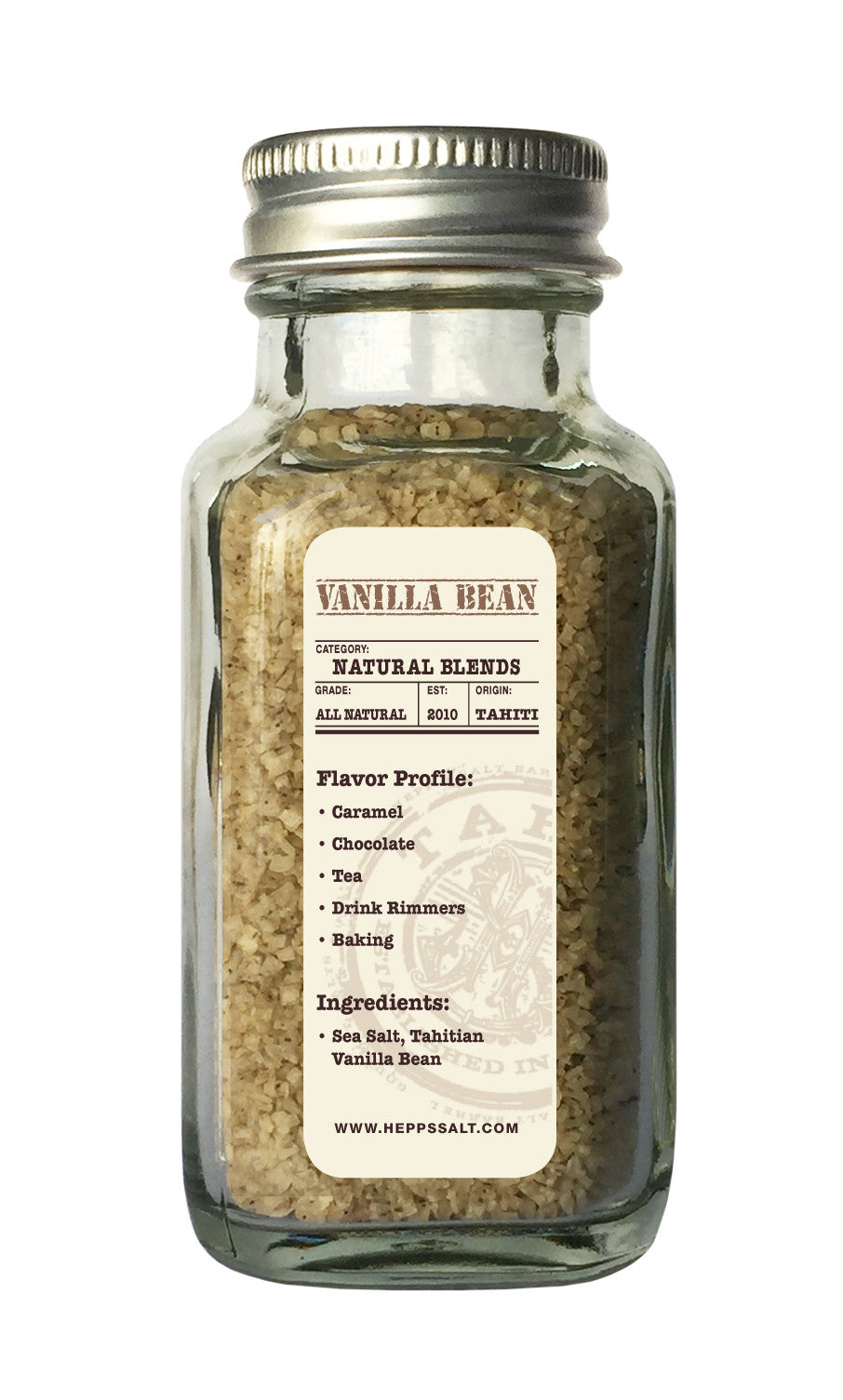 Vanilla Bean Sea Salt - HEPPS SALT CO.