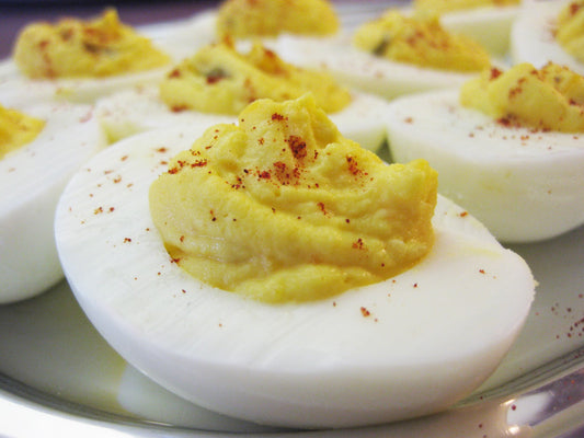 TRUFFLE DEVILED EGGS