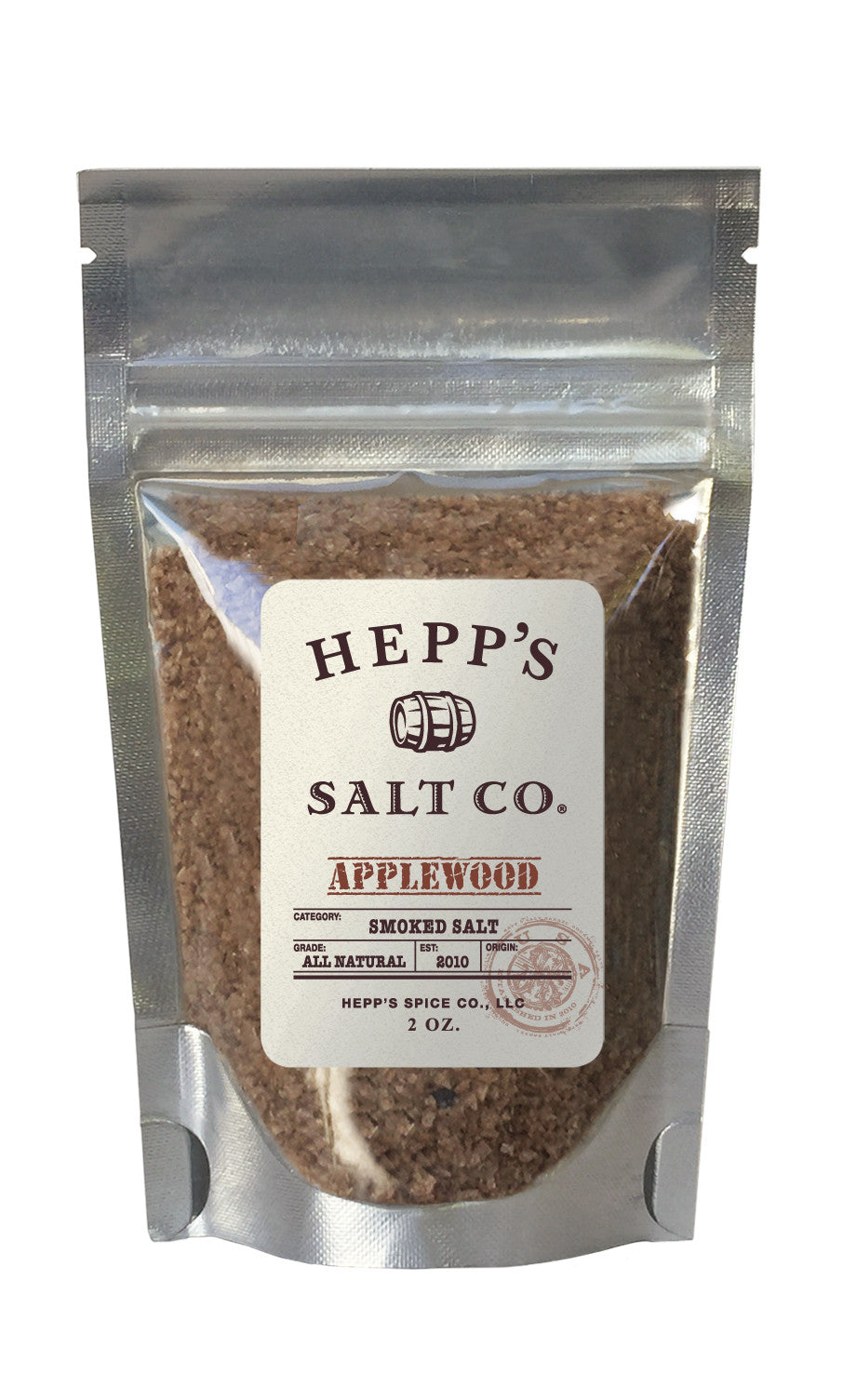 Applewood Smoked Sea Salt - HEPPS SALT CO. 