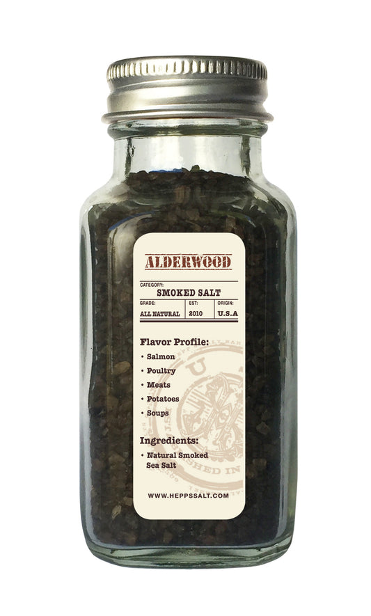 Alderwood Smoked Sea Salt - HEPPS SALT CO. 