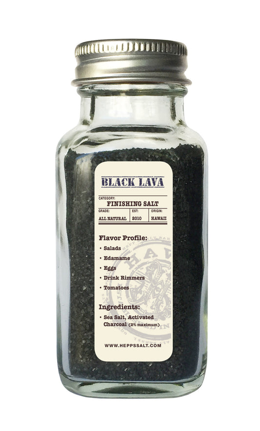 Black Lava Sea Salt - HEPPS SALT CO. 