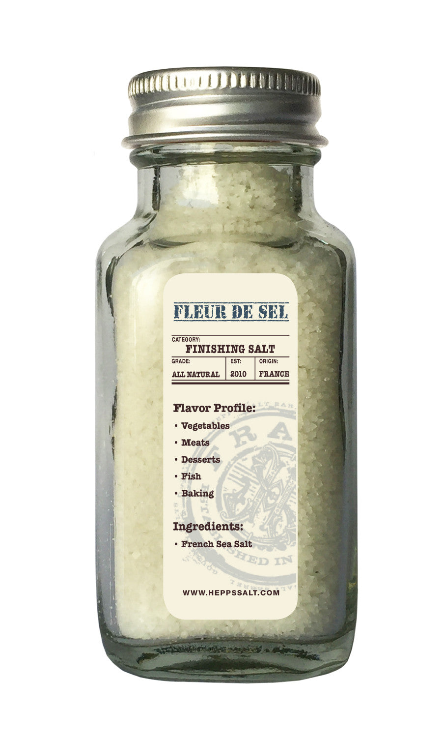 Fleur De Sel Sea Salt - HEPPS SALT CO. 