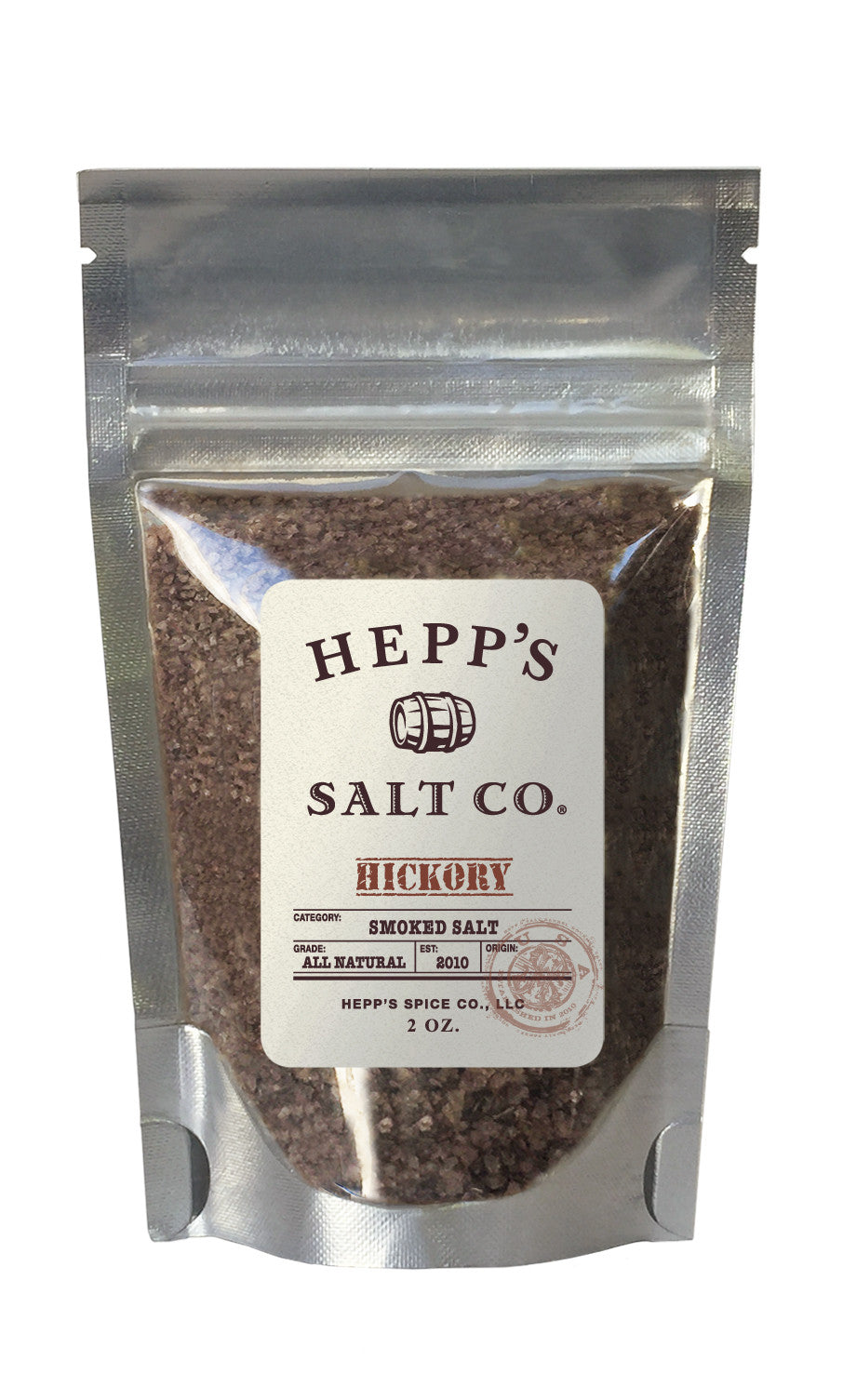 Hickory Smoked Sea Salt - HEPPS SALT CO. 