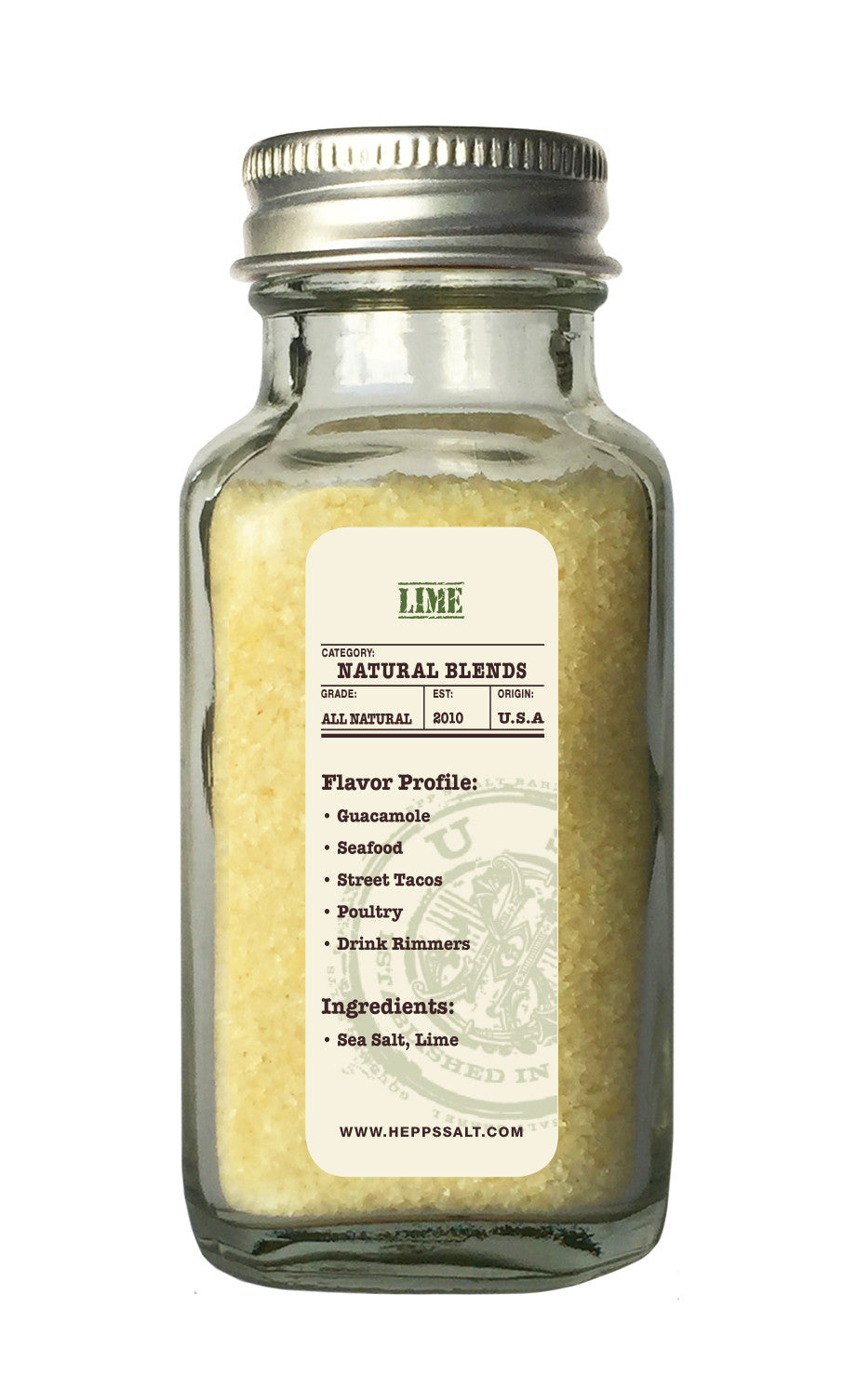 Lime Sea Salt - HEPPS SALT CO. 