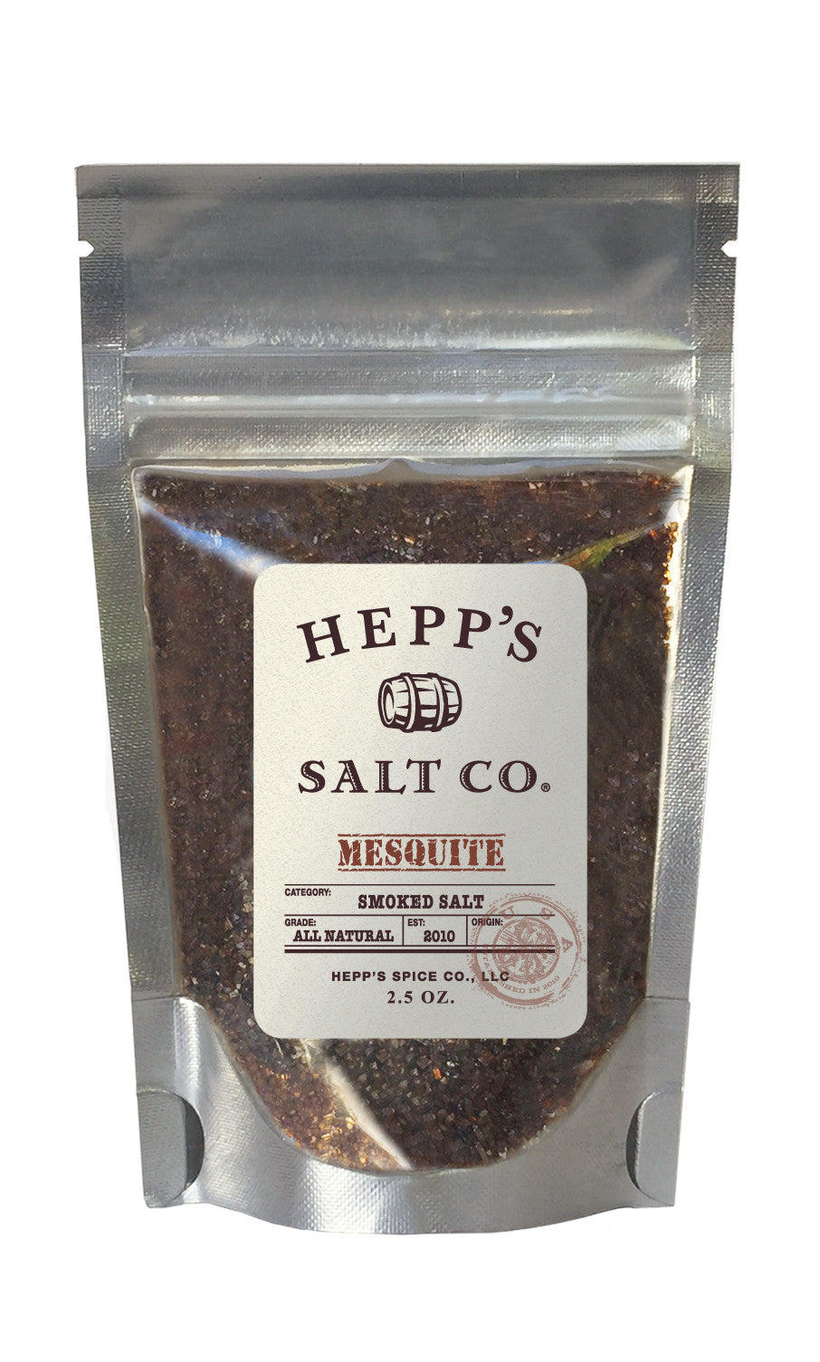 Mesquite Smoked Sea Salt - HEPPS SALT CO. 