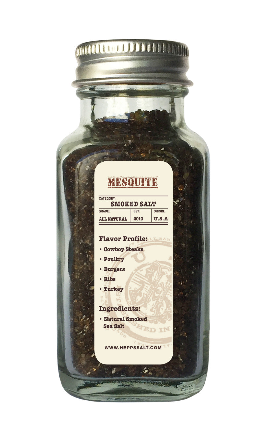 Mesquite Smoked Sea Salt - HEPPS SALT CO. 