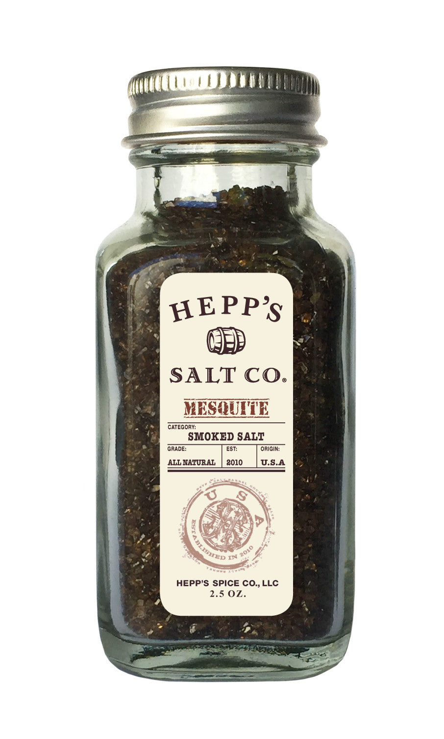 Mesquite Smoked Sea Salt - HEPPS SALT CO. 