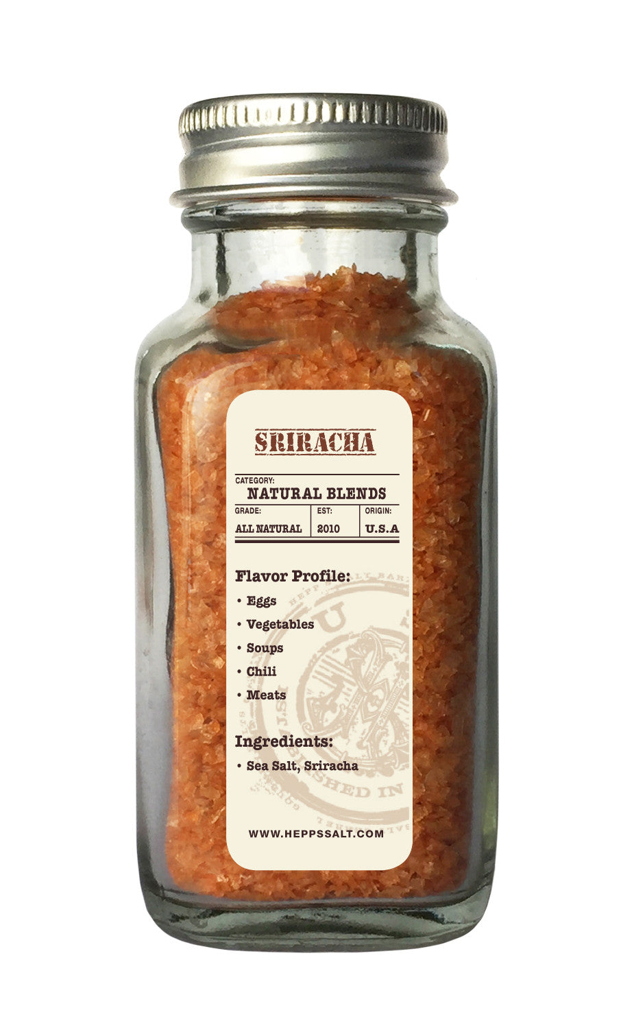 Sriracha Sea Salt - HEPPS SALT CO. 