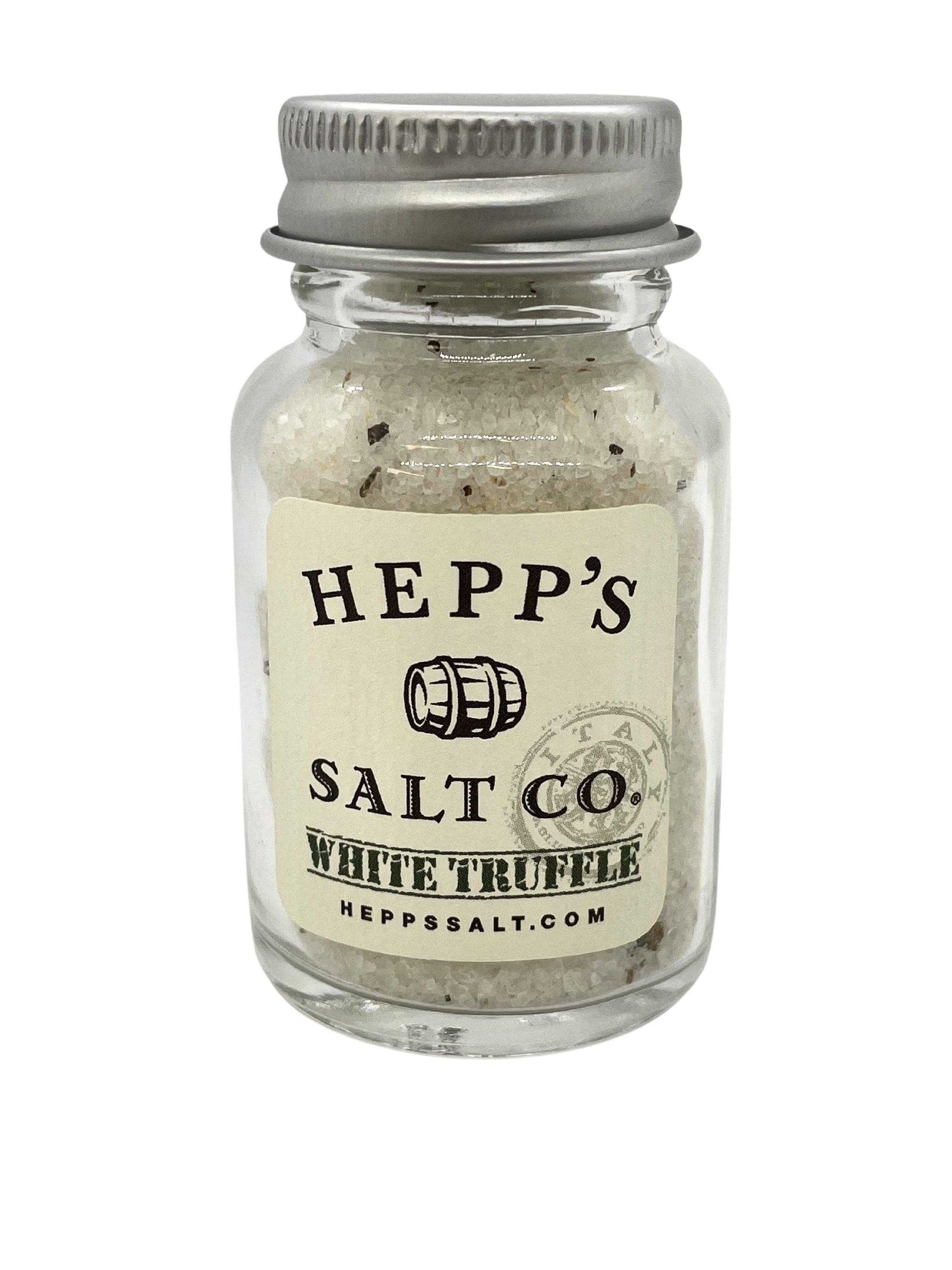 White Truffle Sea Salt 1 oz Jar - HEPPS SALT CO. 